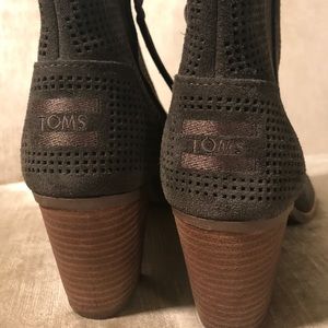 Tom’s Majorca Peep Toe Booties